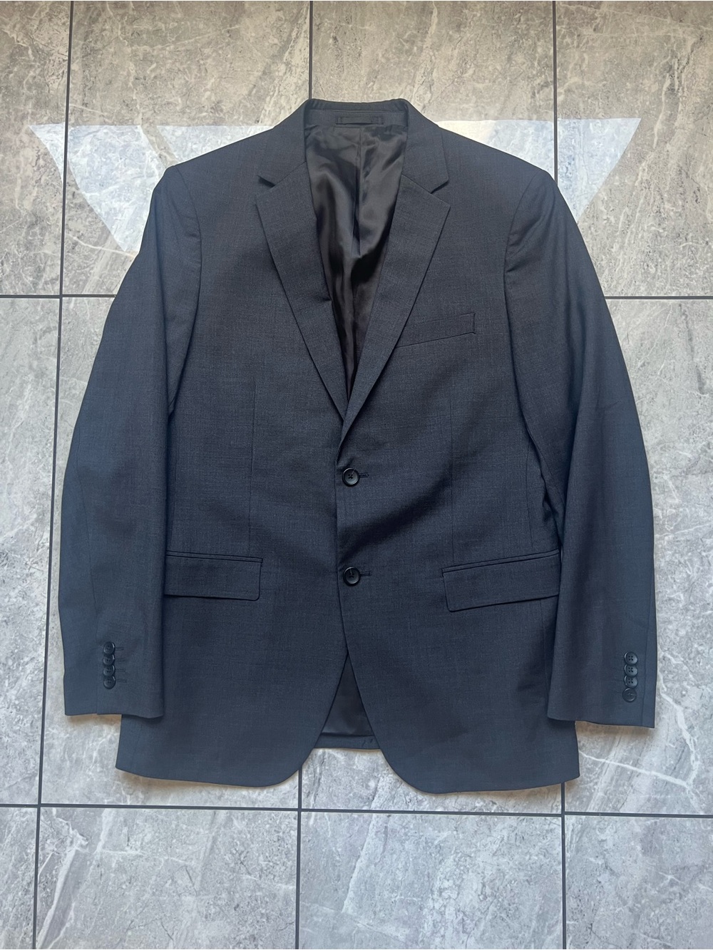 Theory Xylo NP Sartorial Suiting Men's Blazer Suit Jacket 40R Black Wool Stretch